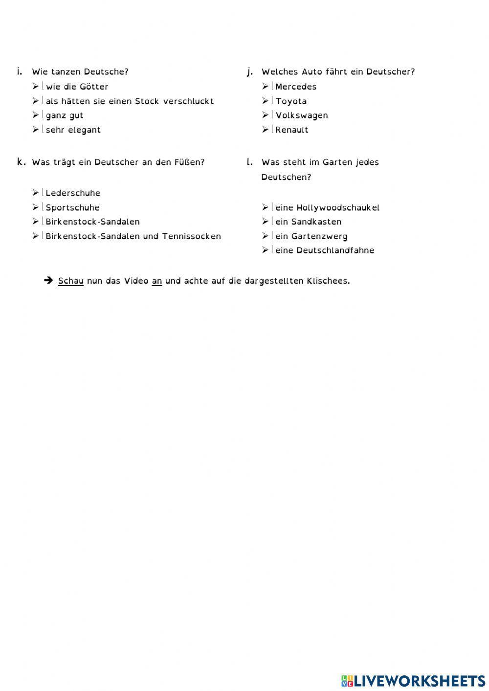 Sich in deutschland einleben