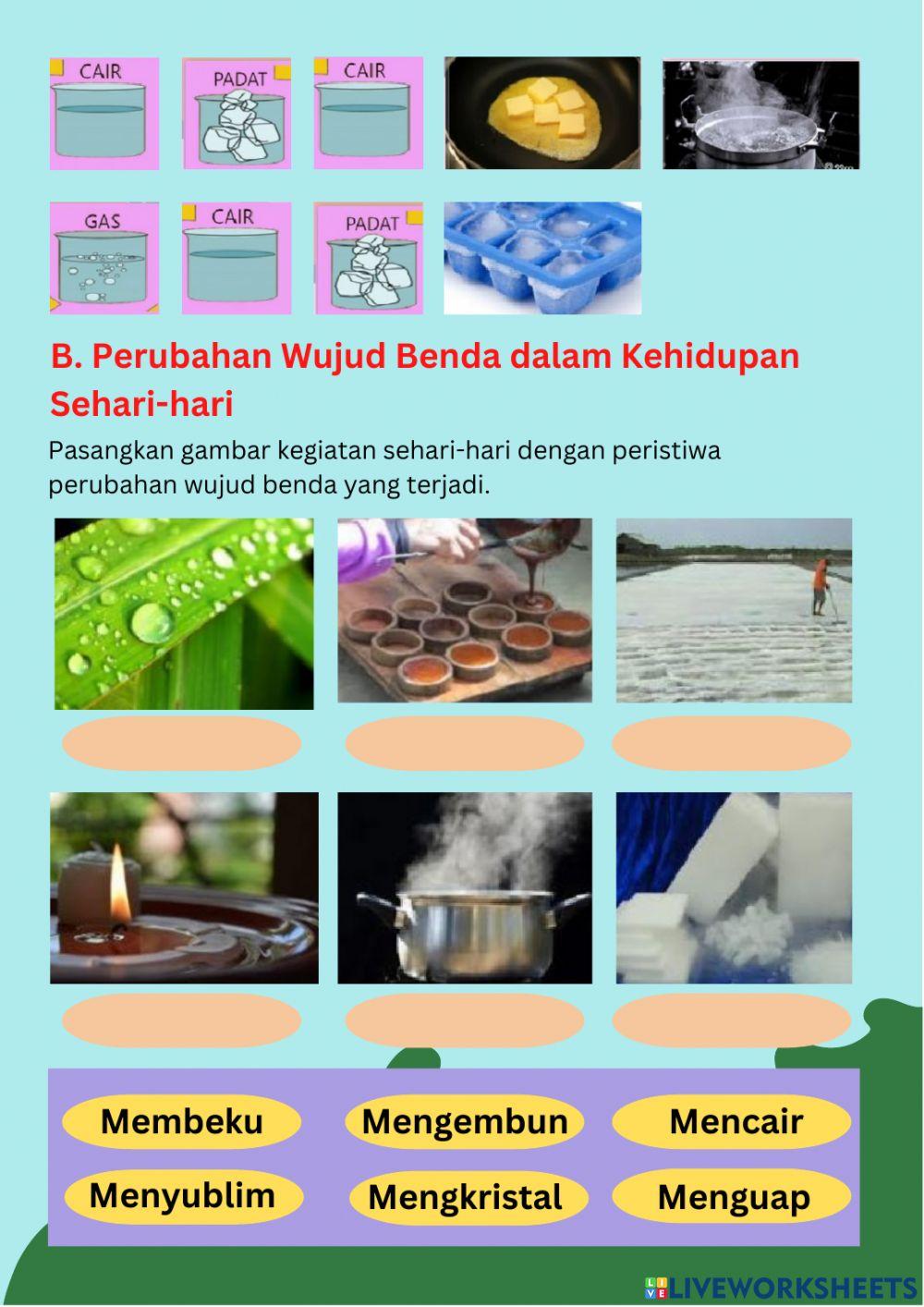 LKPD IPAS Fase b (Kelas 4) Perubahan Wujud Benda