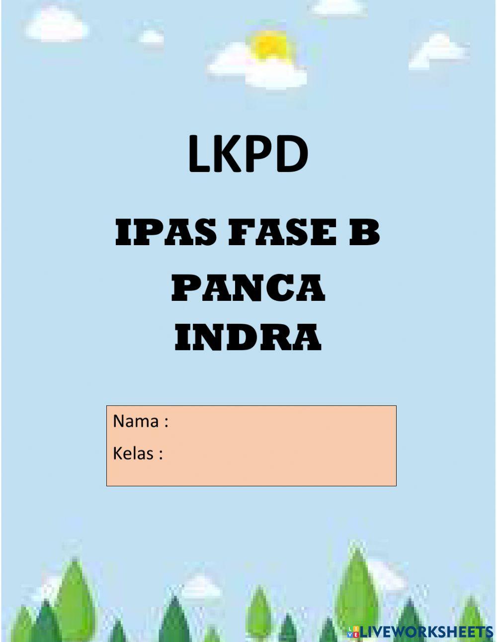 LKPD Panca Indra Fase B