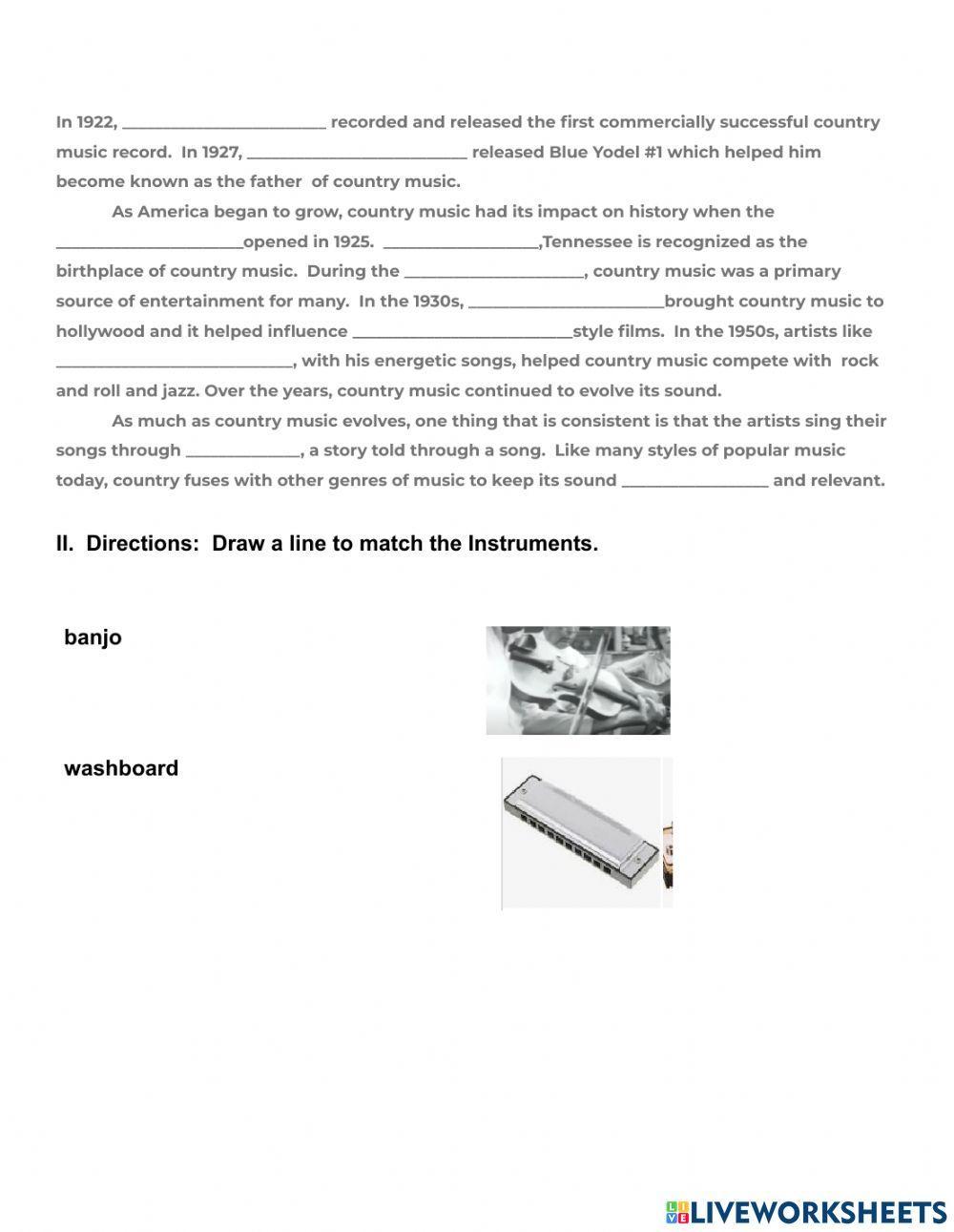 The History of Country Music