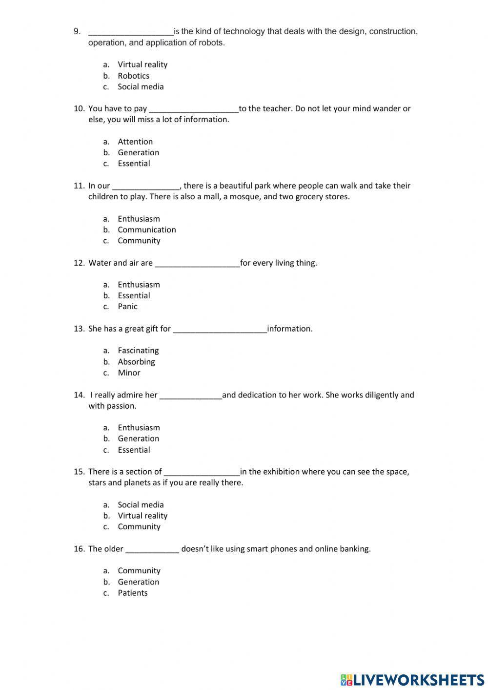 12 general final exam revision