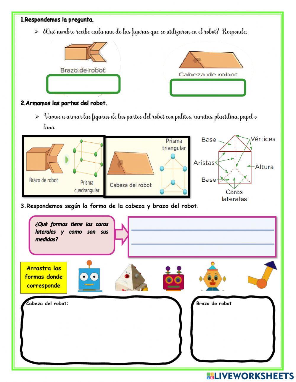 Identificamos las formas geométricas en los objetos innovadores