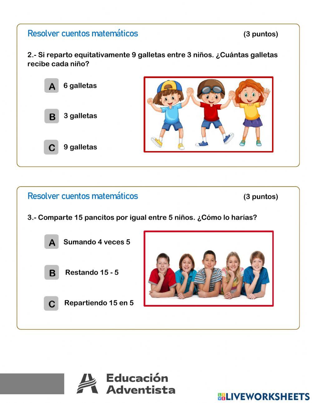 Evaluación Matemática