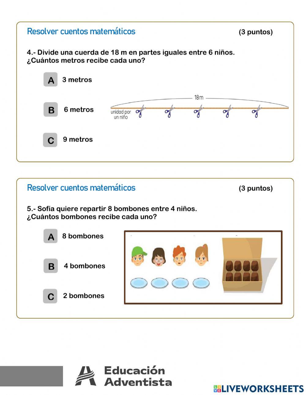 Evaluación Matemática