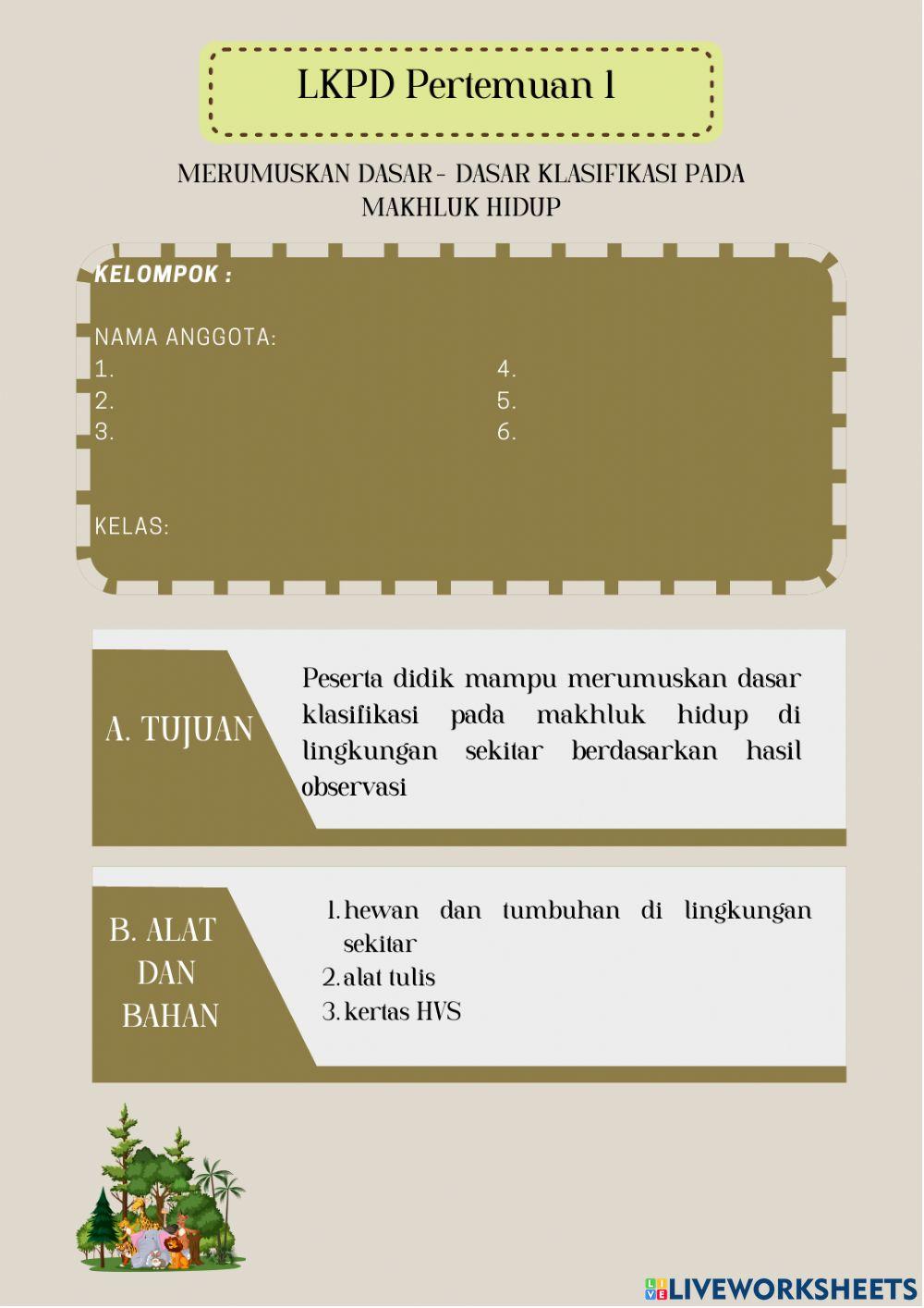 Klasifikasi Makhluk Hidup