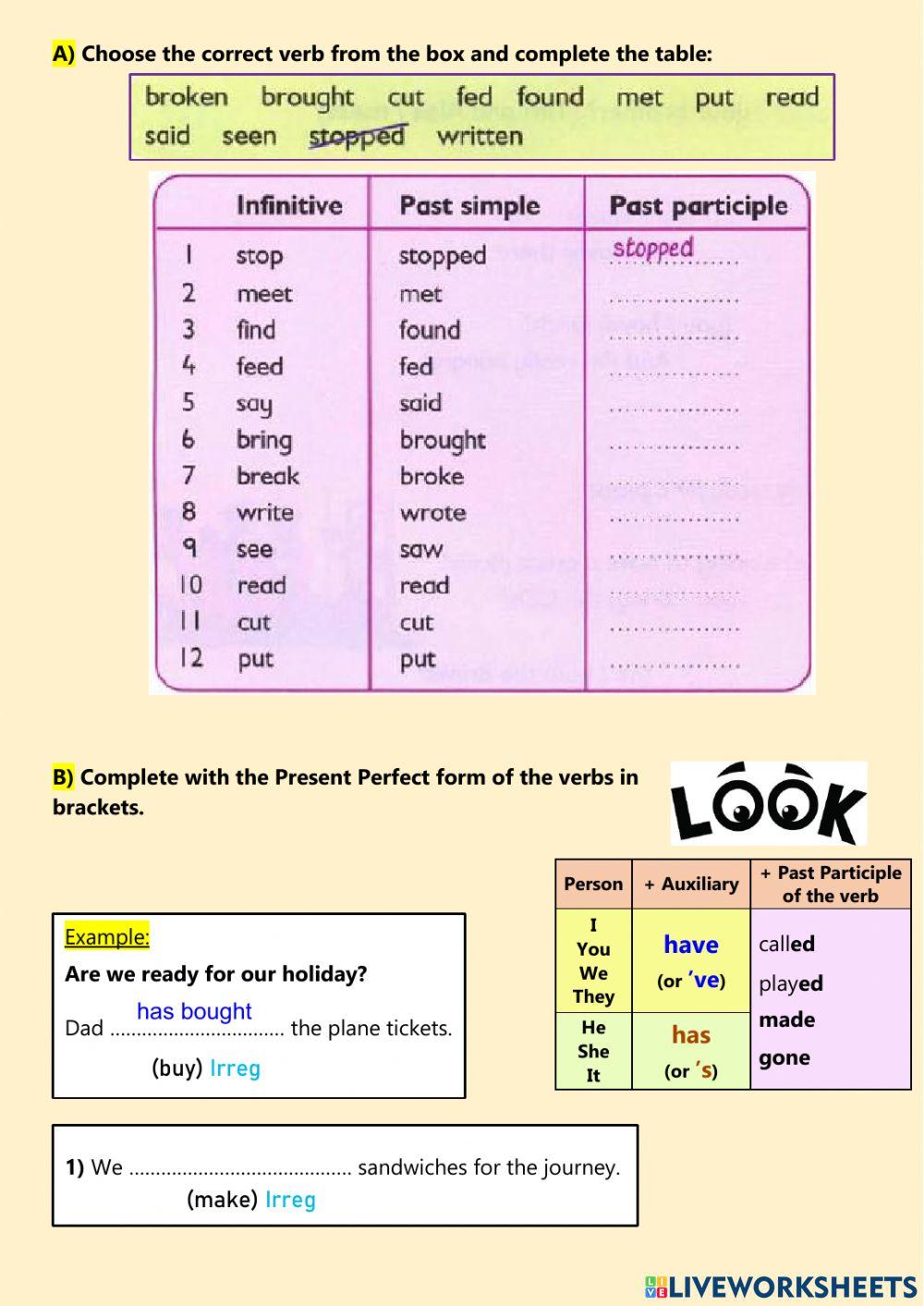 Present Perfect - Are we ready?