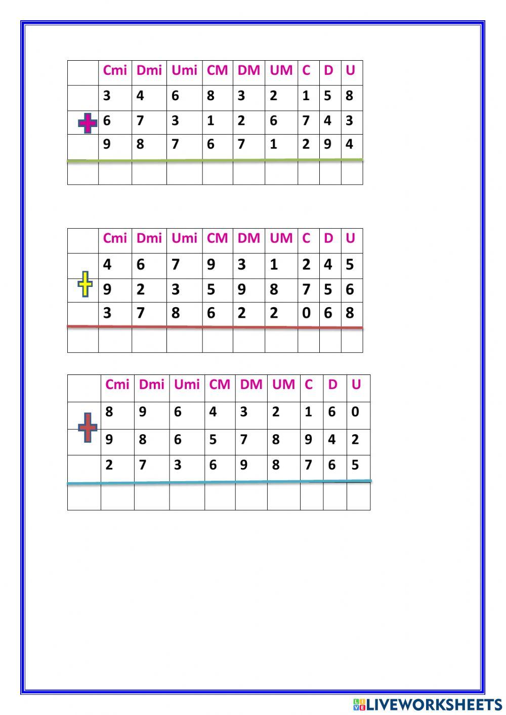 Suma de números enteros