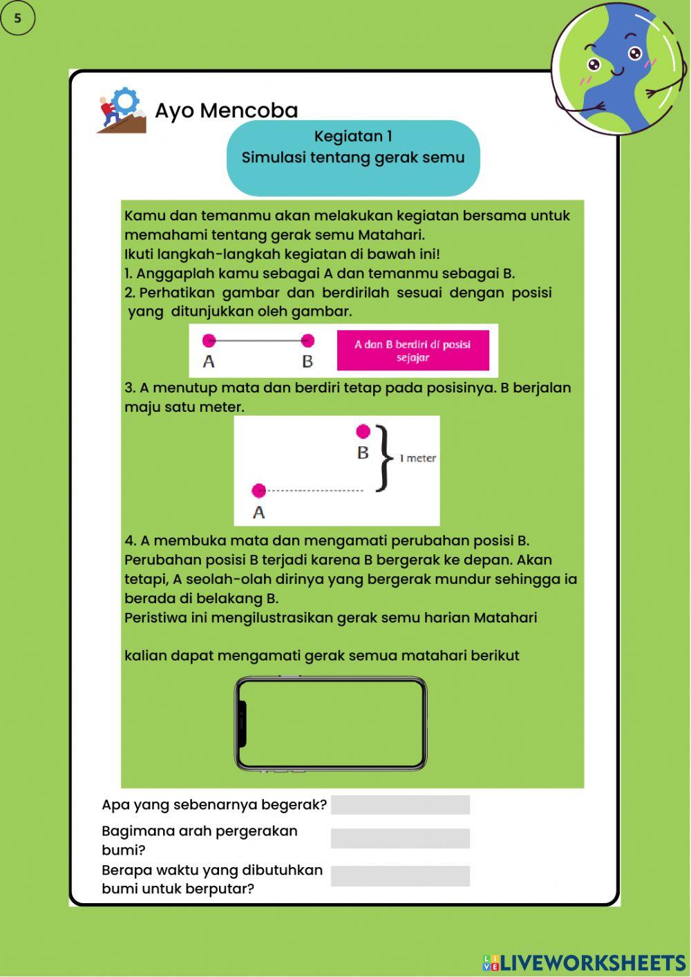 Menemukan informasi penting mengenai Rotasi Bumi