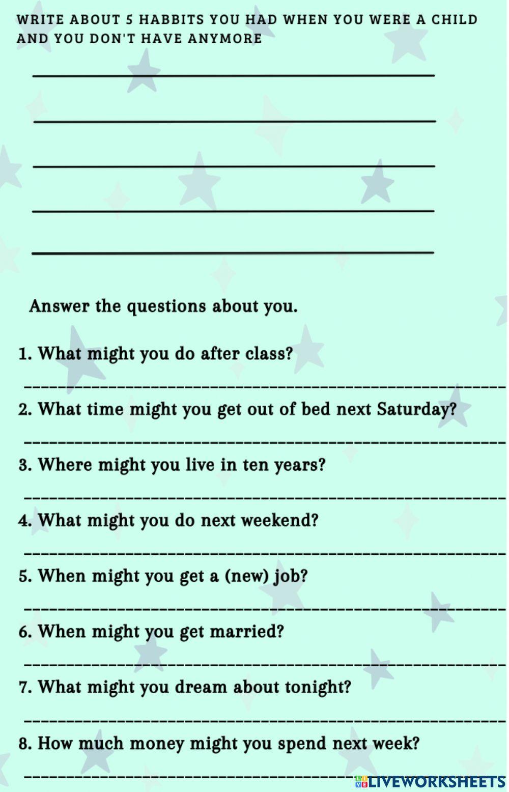 3rd year 3rd term test