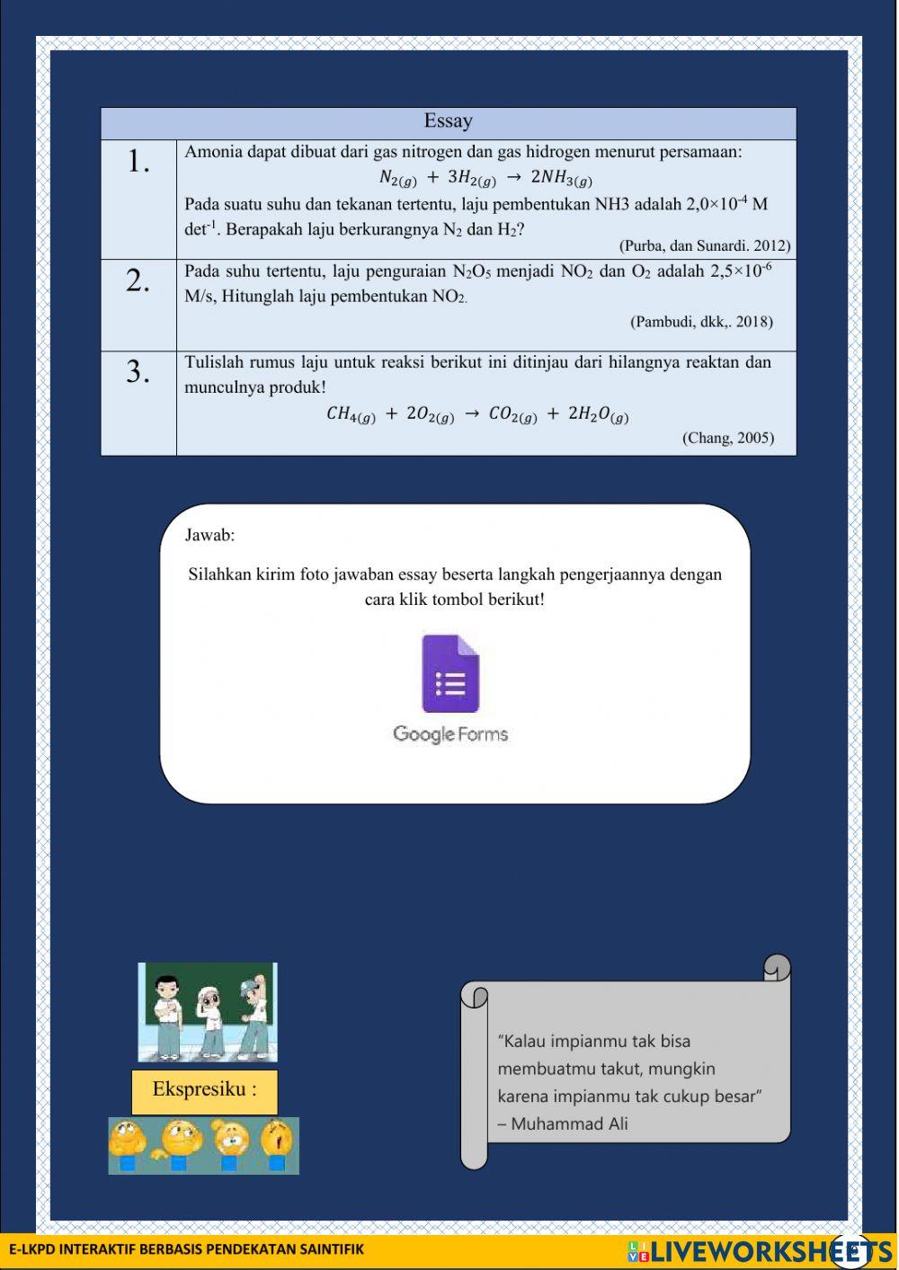 Pertemuan 1 Laju Reaksi Bagian II