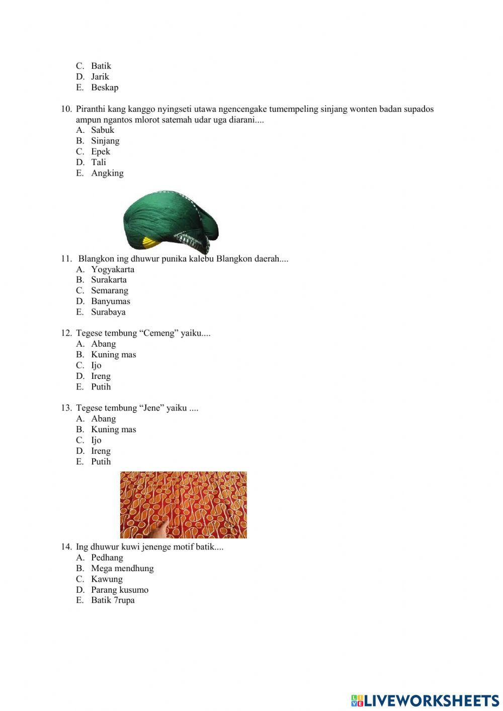 PAS Bahasa Jawa Kelas XII 22-23