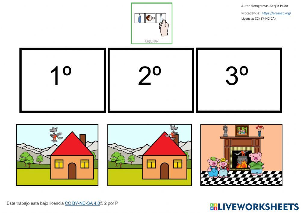 Actividades con -Los 3 cerditos-