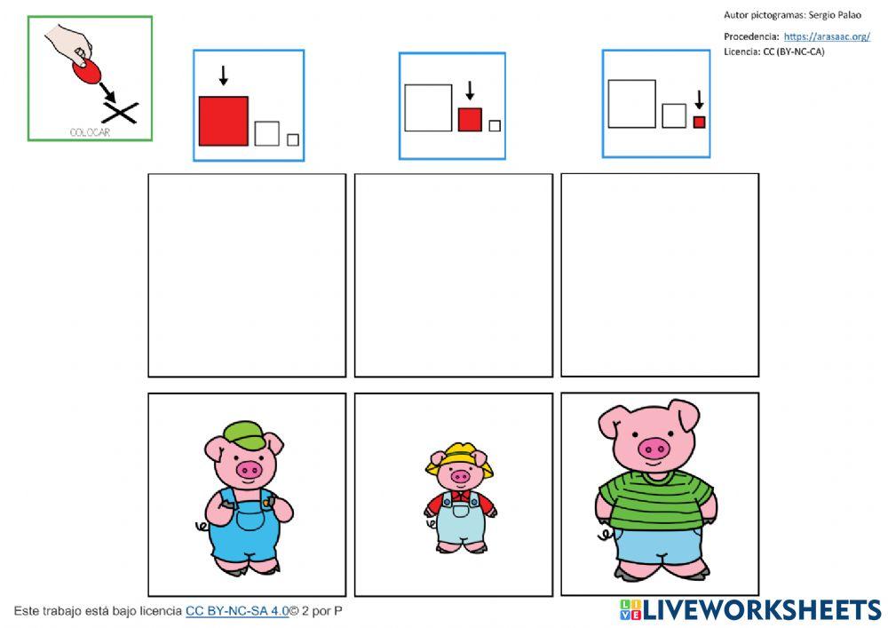 Actividades con -Los 3 cerditos-