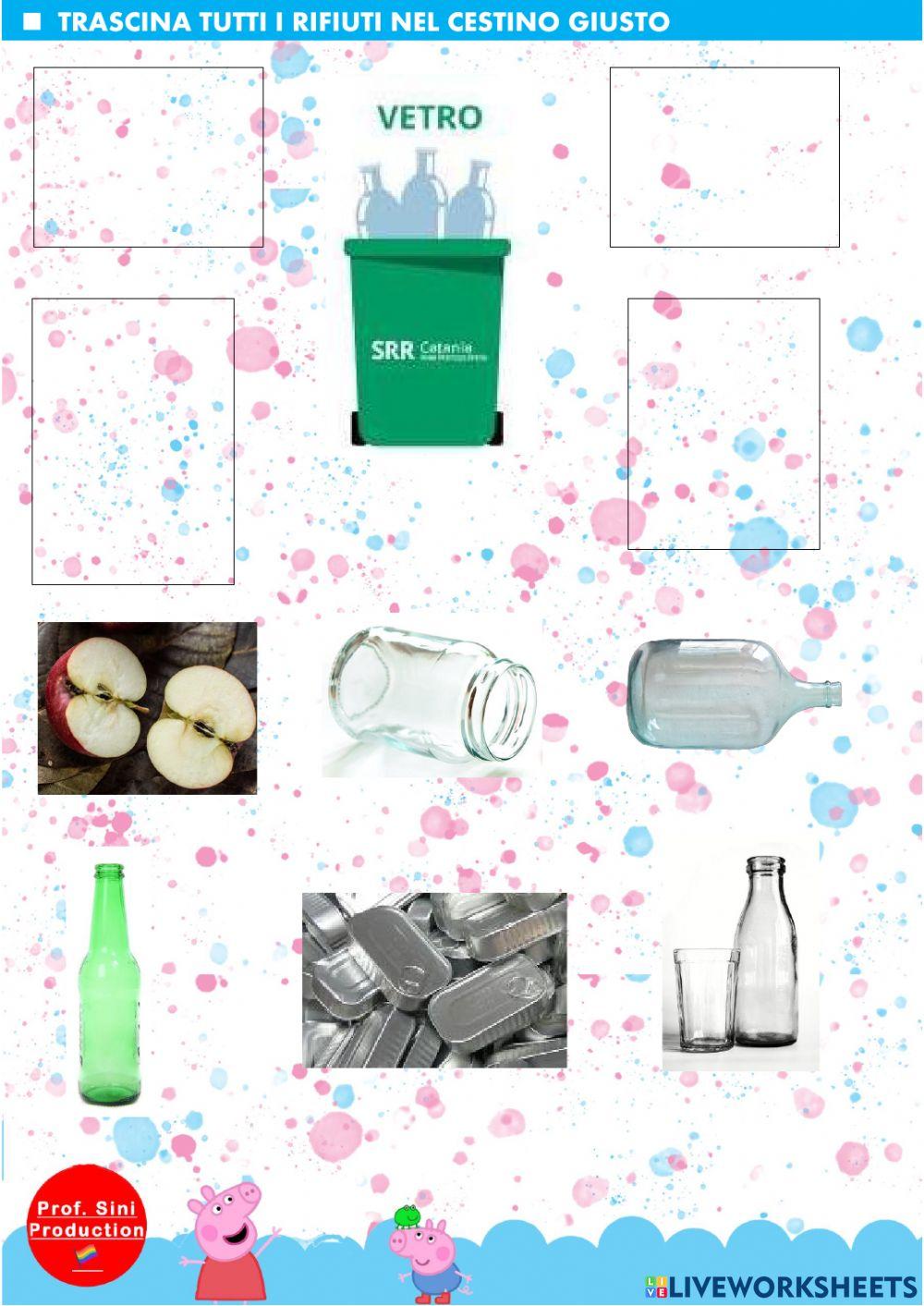 Imparare a differenziare i rifiuti