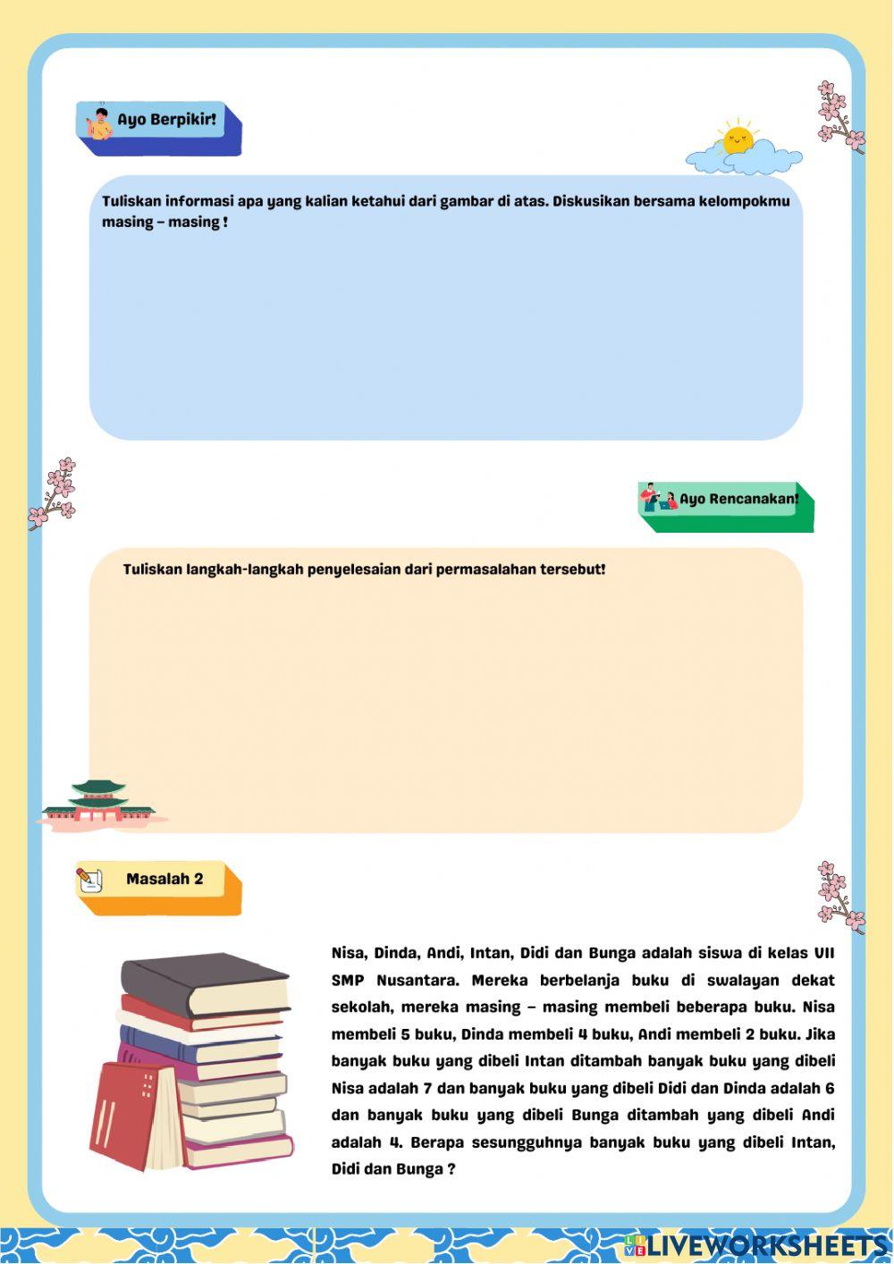 Persamaan Linear Satu Variabel