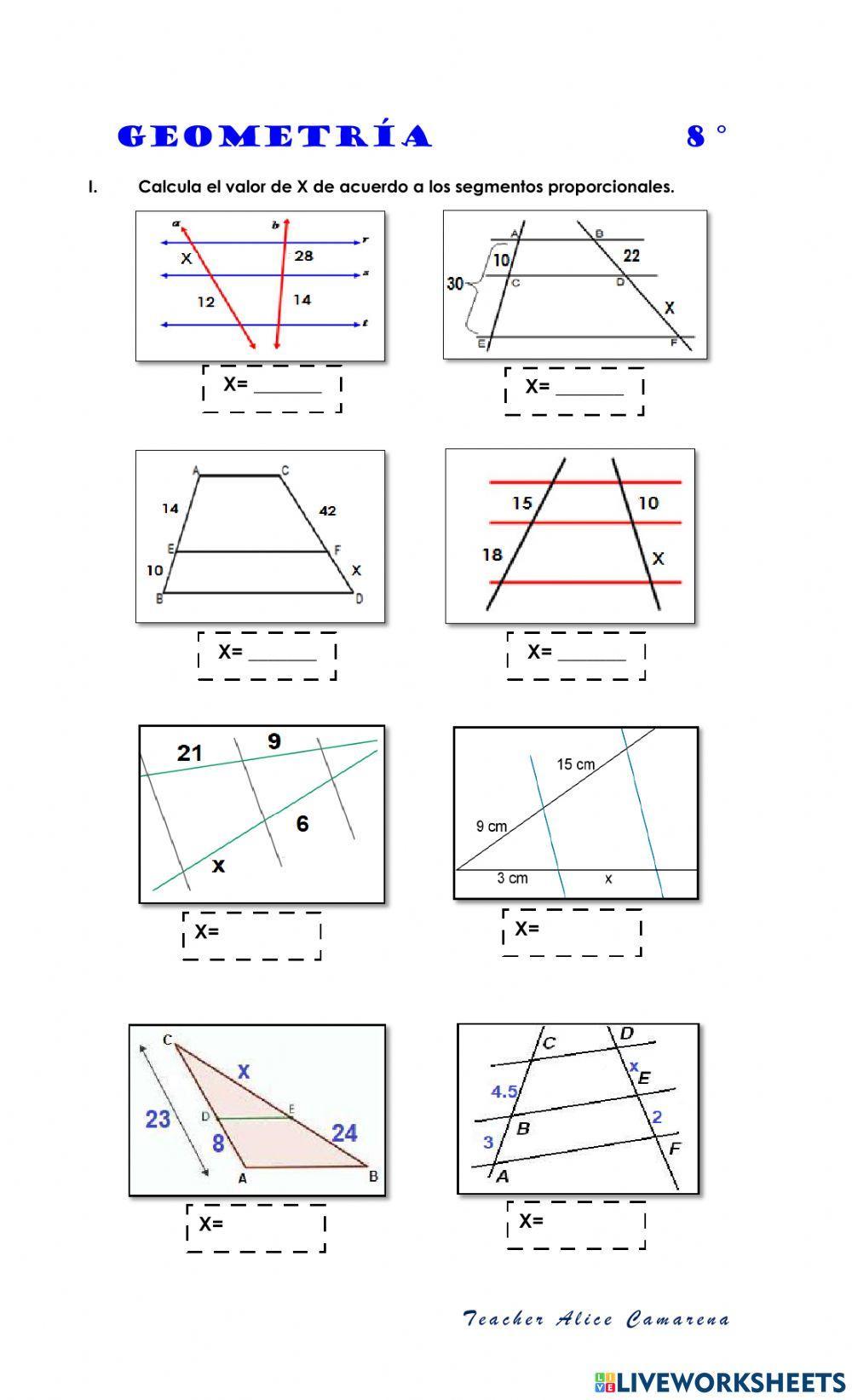 Segmentos proporcionales