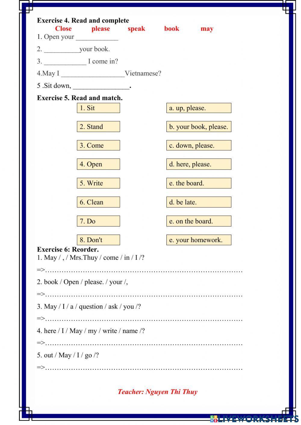 PBT Test Unit 7 (E3) Mrs.Thuy