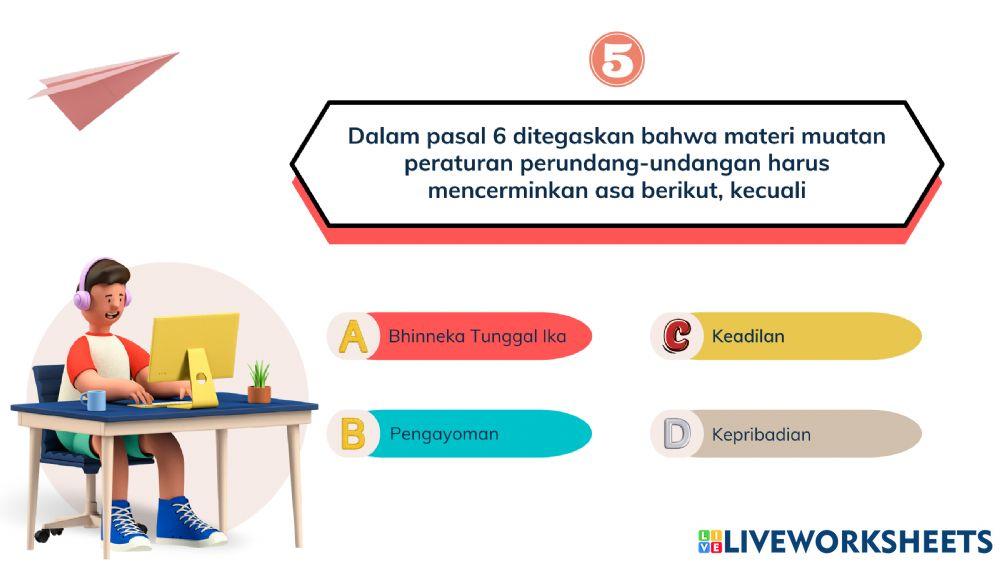 Evaluasi BAB 3 kelas VIII