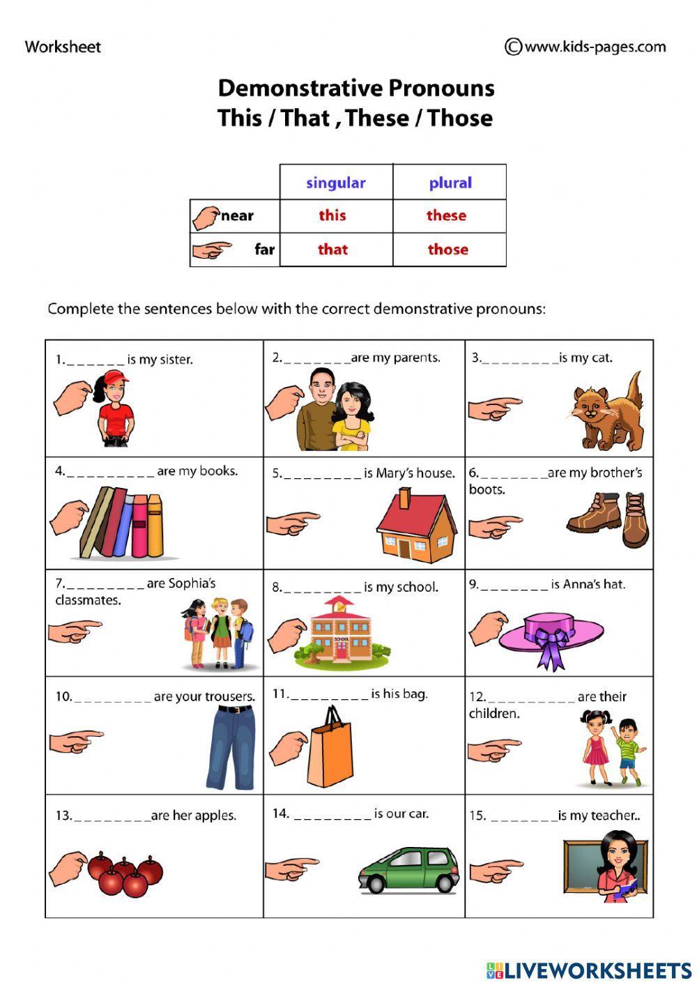 This that игра. Указательные местоимения в английском языке Worksheets. Demonstrative pronouns задания. Demonstratives this / that / these / those (указательные местоимения). Указательные местоимения в английском языке упражнения.