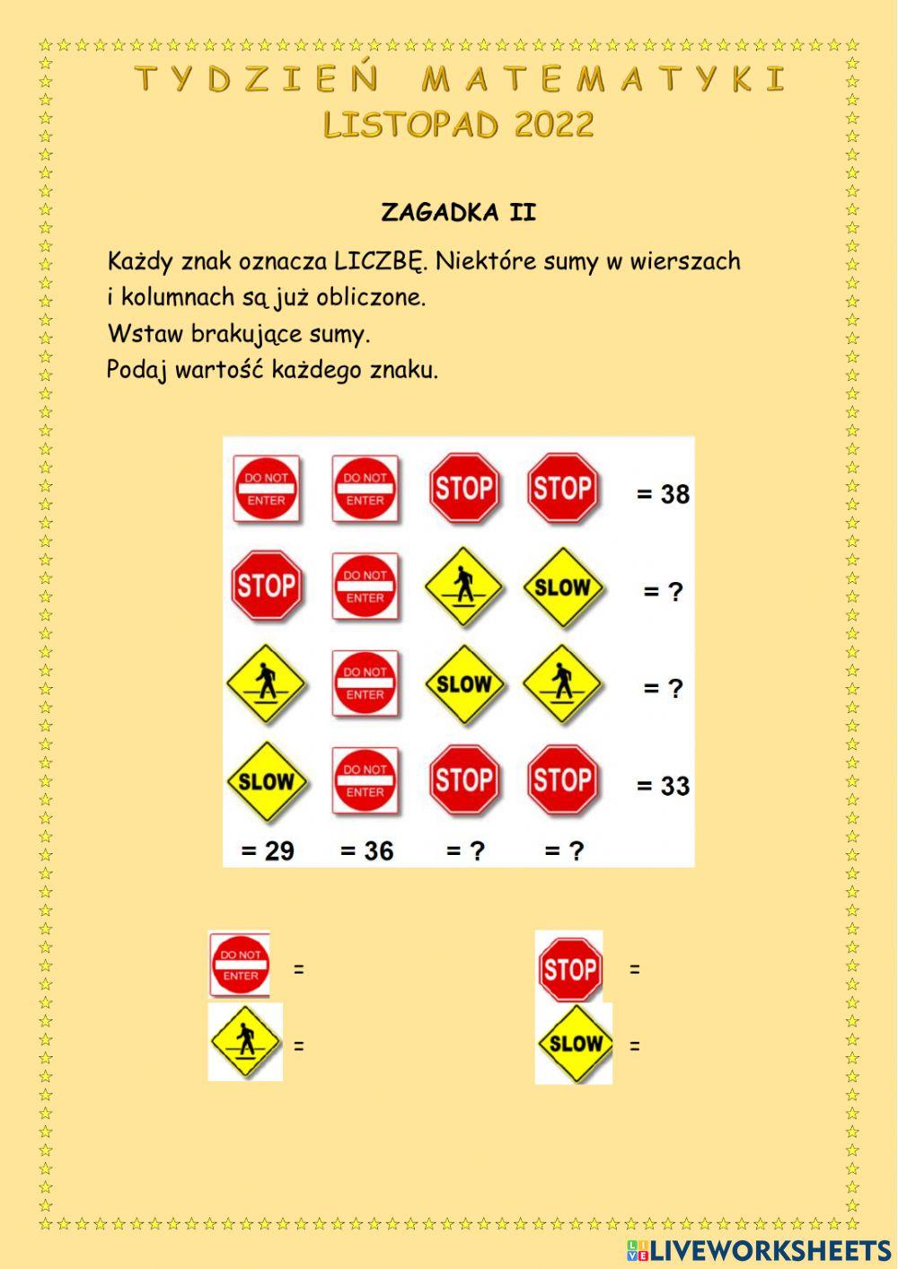 Tydzień matematyki 22
