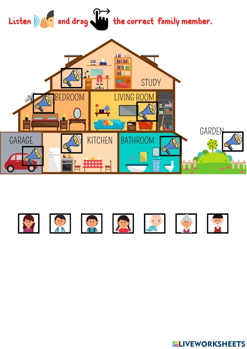 Family, house & toys