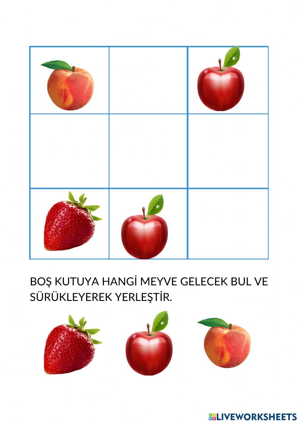Meyvelerke sudoku 2
