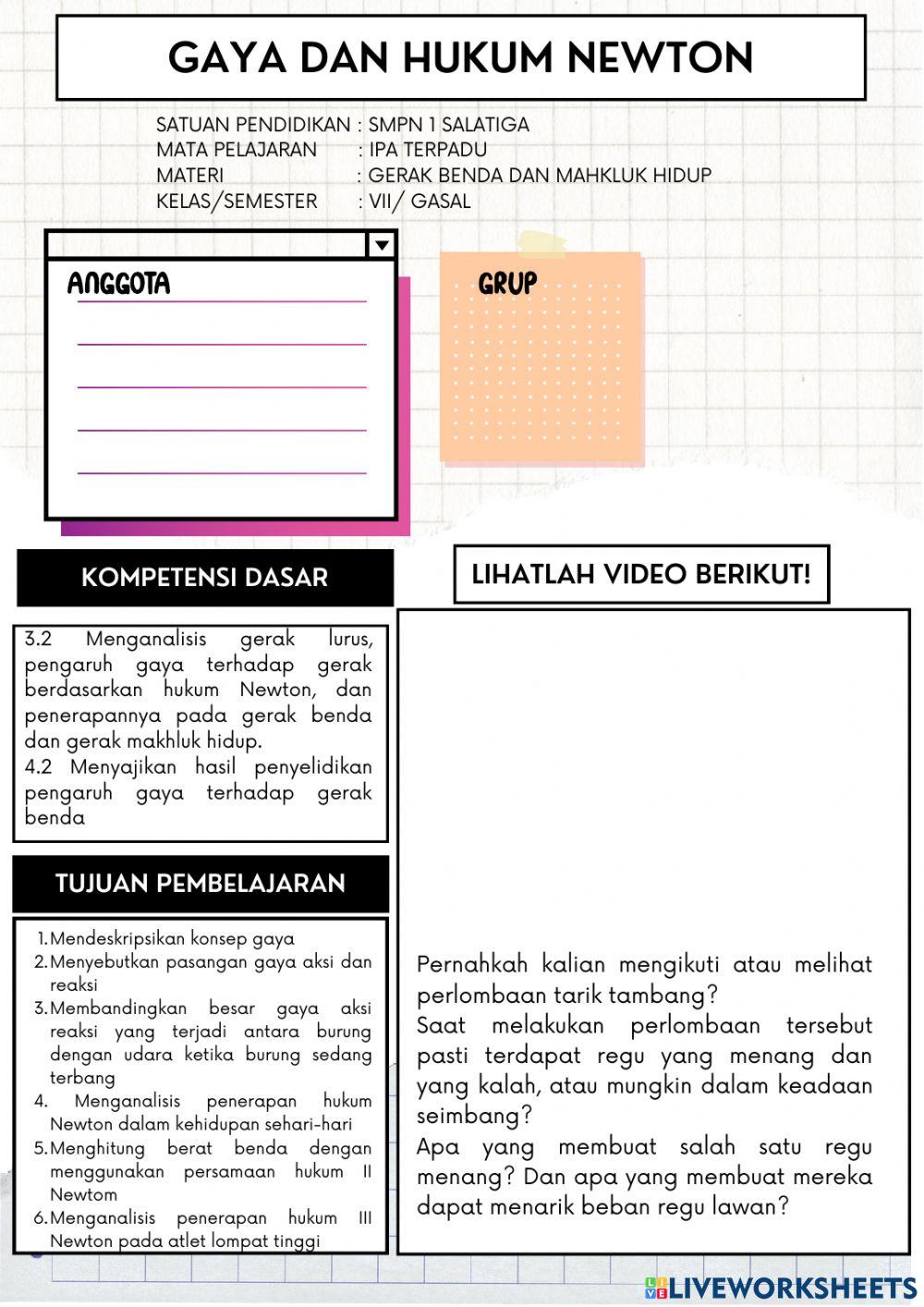FIX GAYA DAN HUKUM NEWTON 2