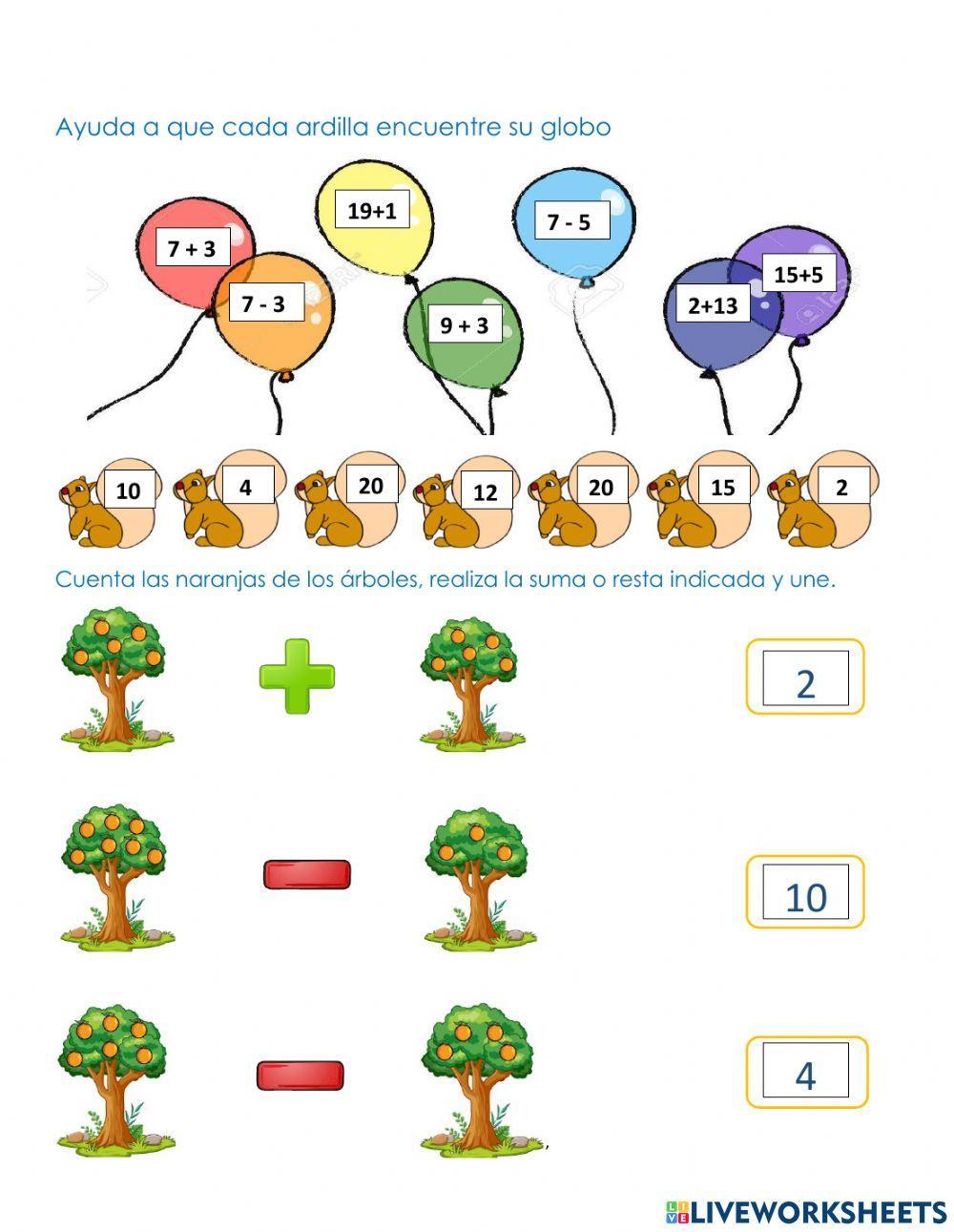 Adición y Sustracción
