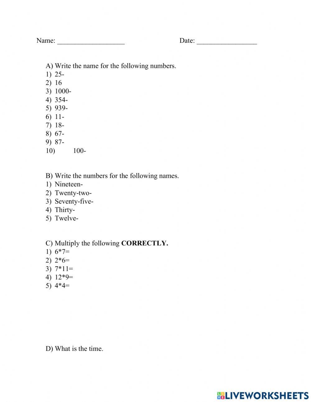 Practice Math Online