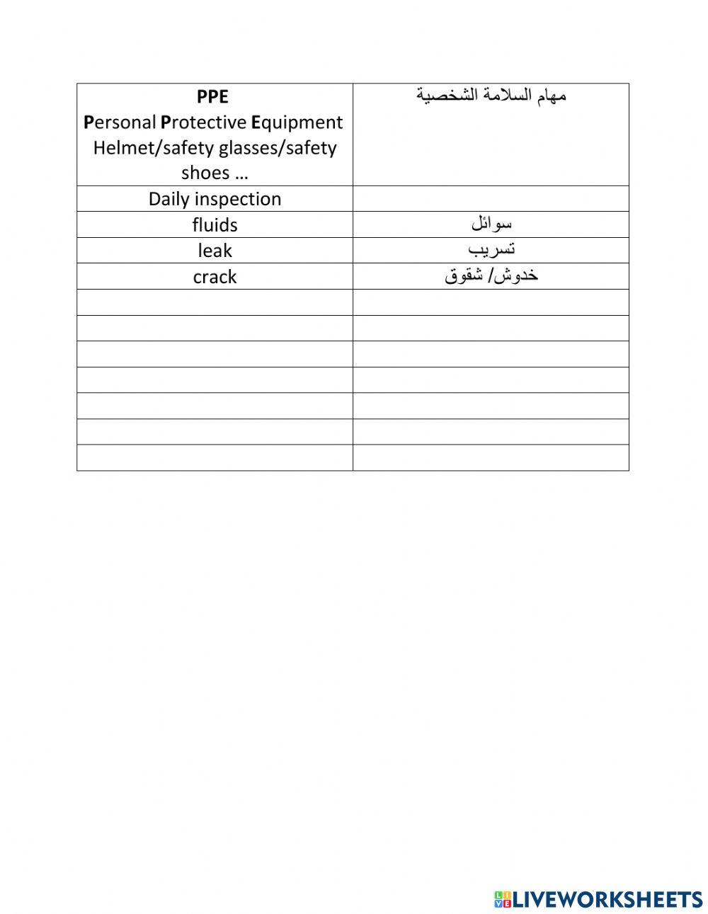 Unit 6 Terms Revision