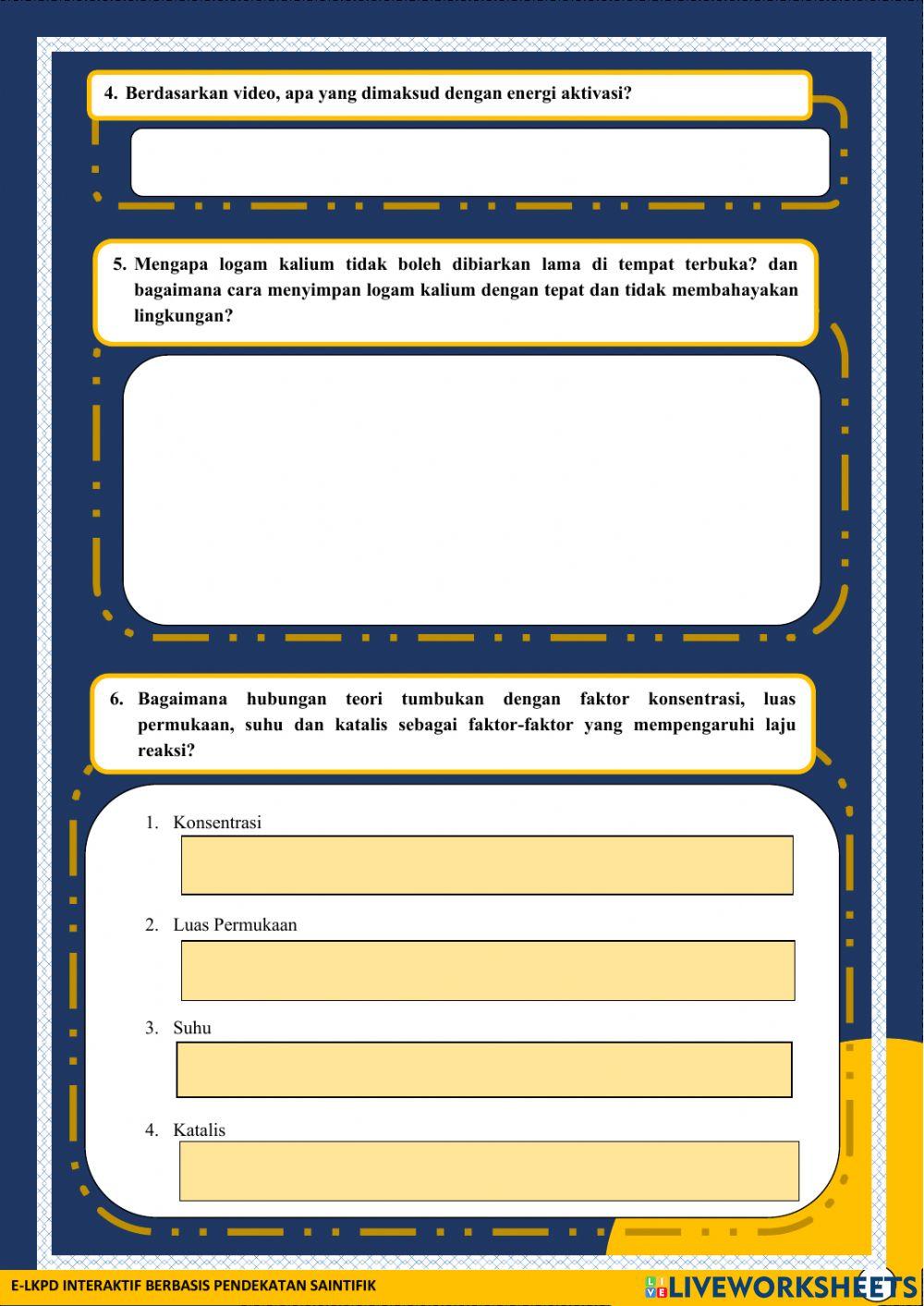 Teori Tumbukan Bagian I