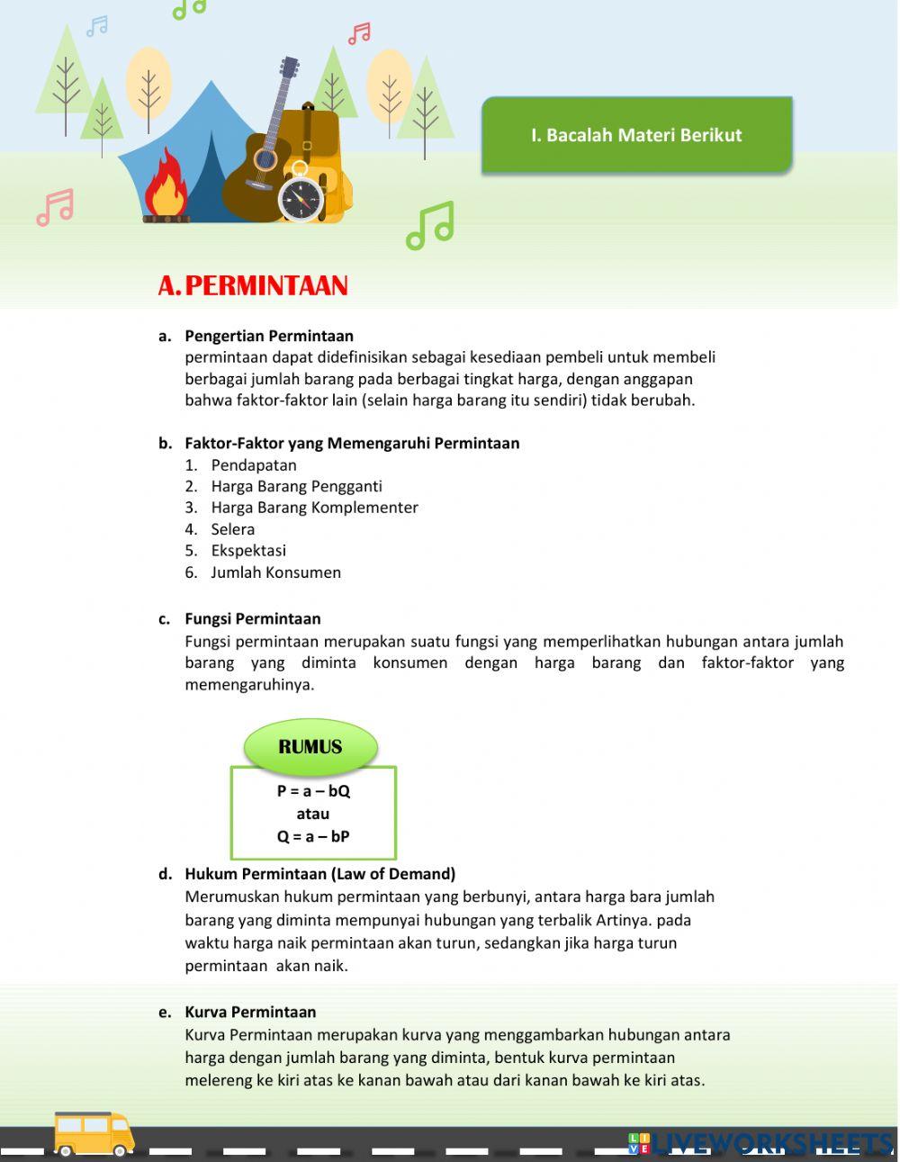 Permintaan &Penawaran