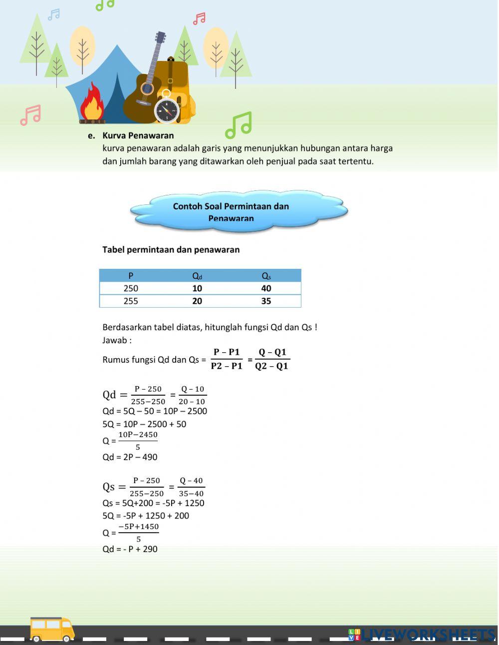 Permintaan &Penawaran
