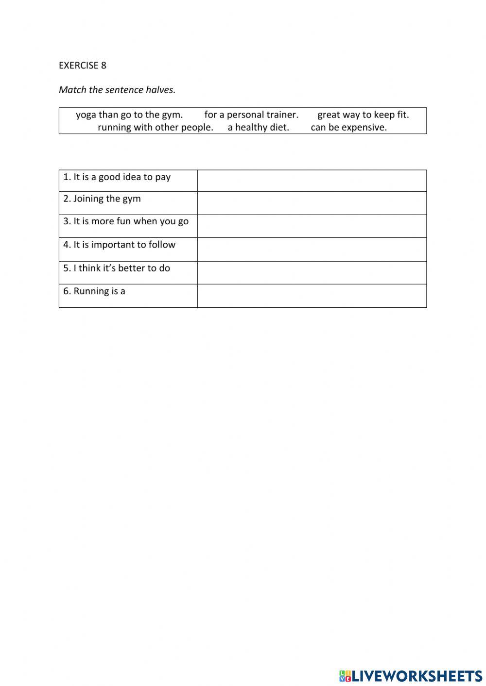 IE0, Unit 8, Grammar and Vocabulary, Exercise 8
