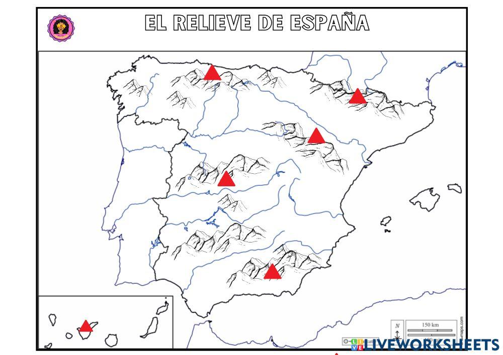 Relieve de España