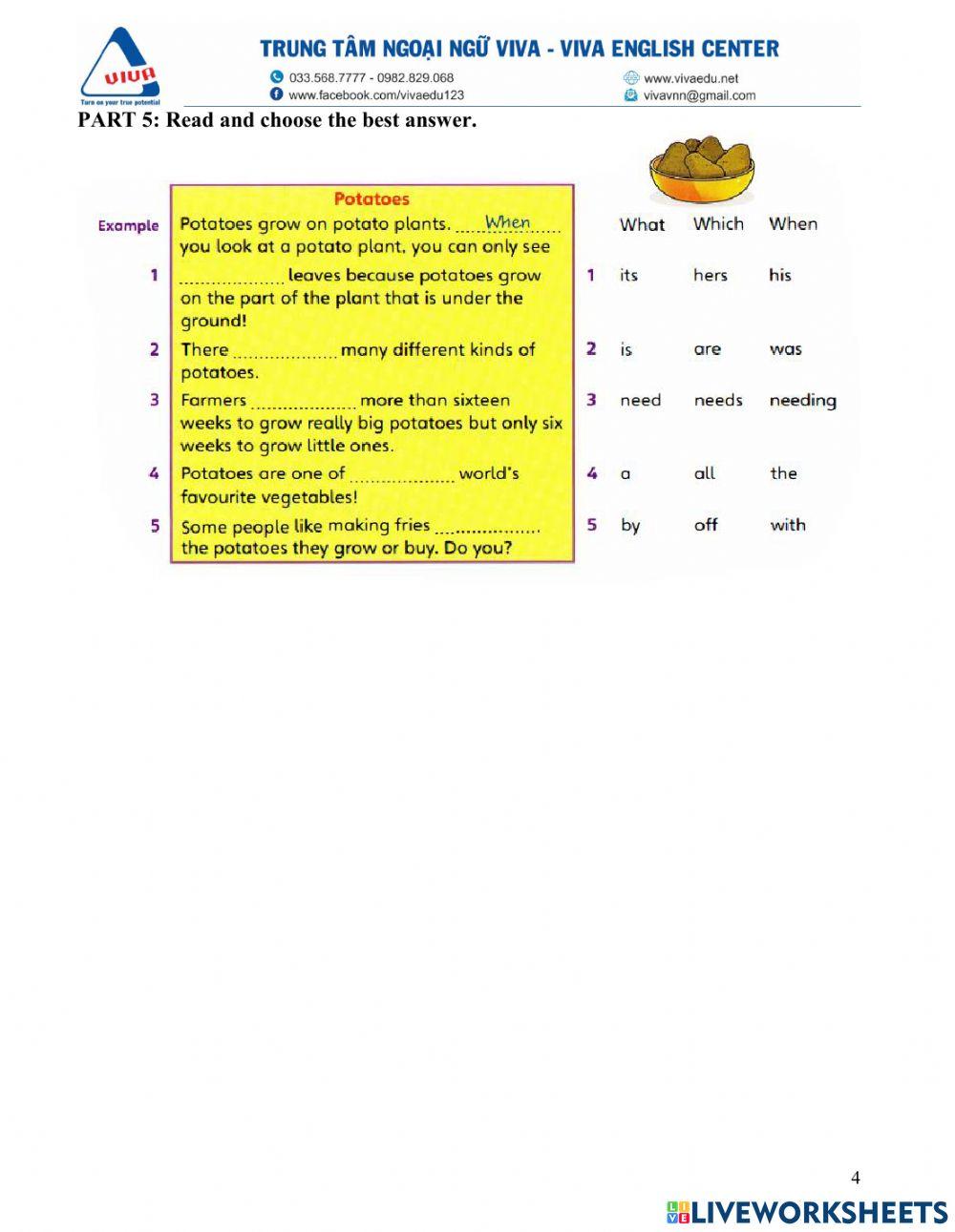 Idict 2 - Unit 4 - Lesson 14: skill practice 1