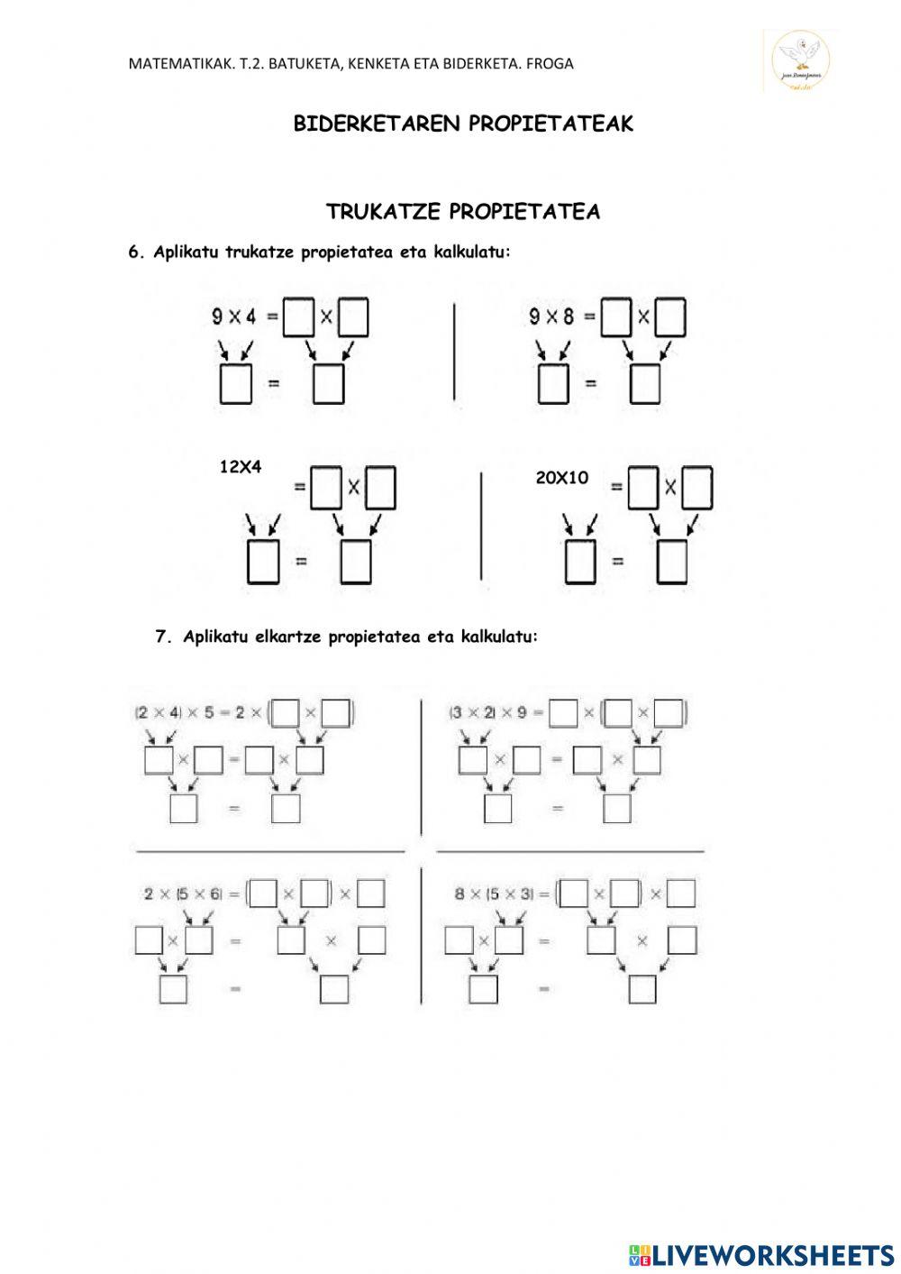 BATUKETA KENKETA ETA BIDERKETA