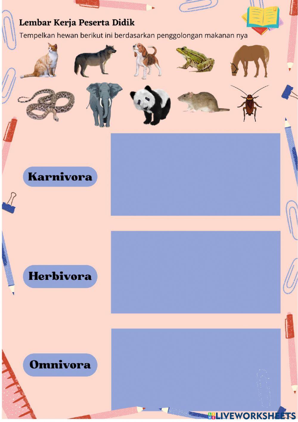 LKPD Penggolongan Hewan