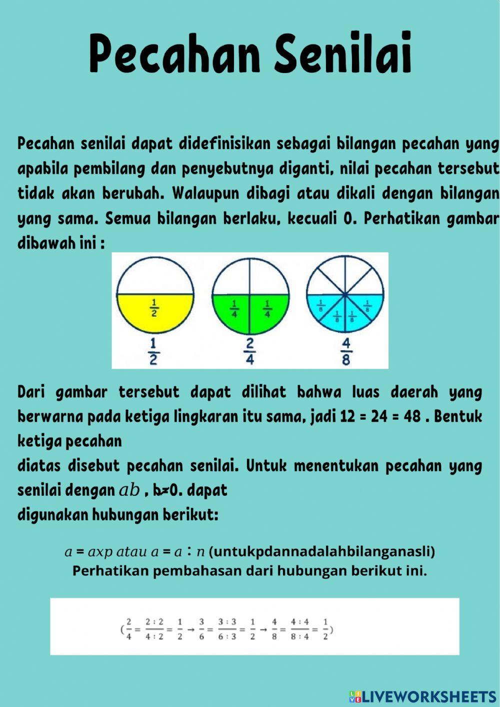 Materi pecahan