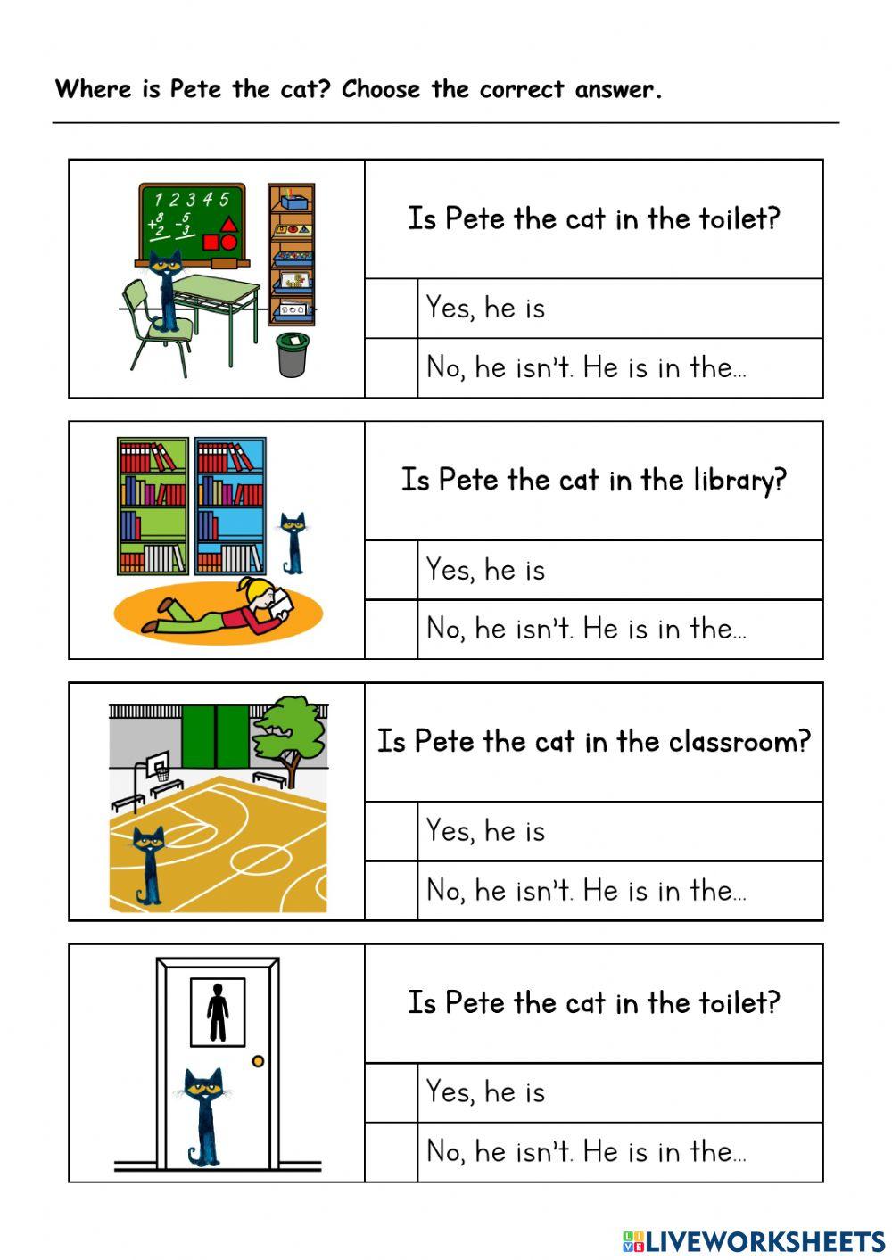 Where is Pete the Cat 2