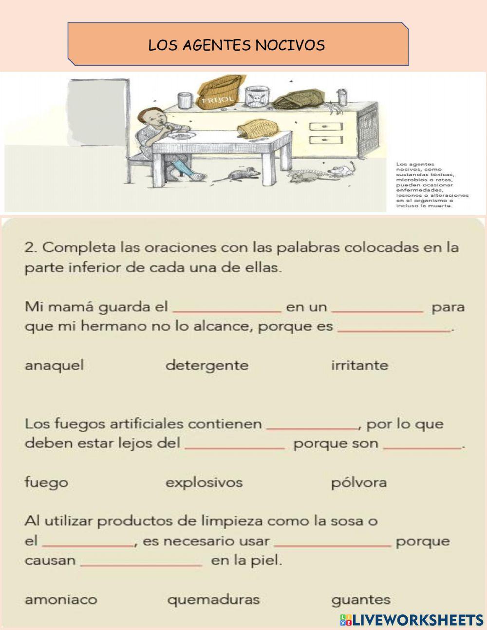 Las sustancias toxicas