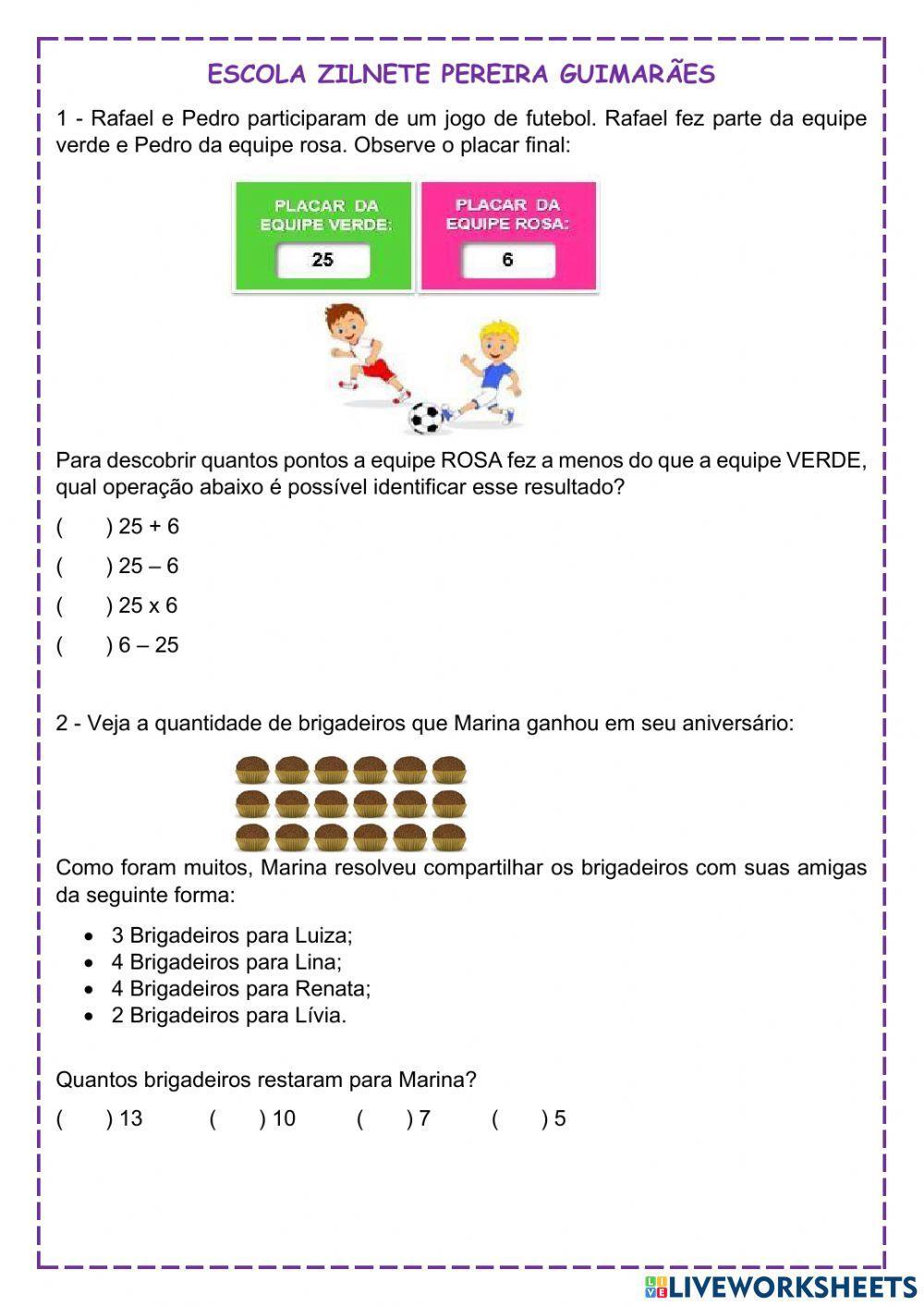 Situações Problemas 2