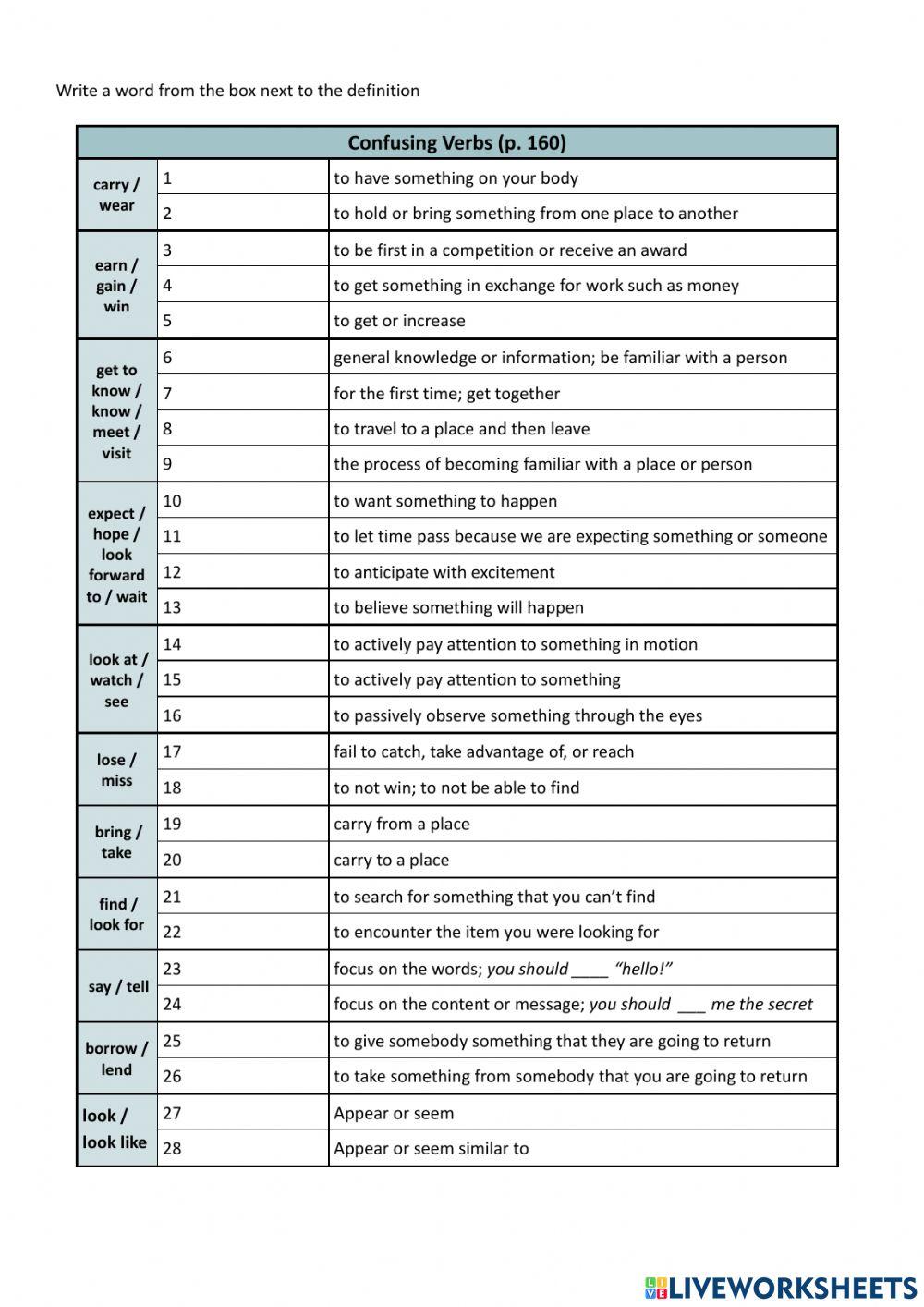 INT2-Confusing Verbs
