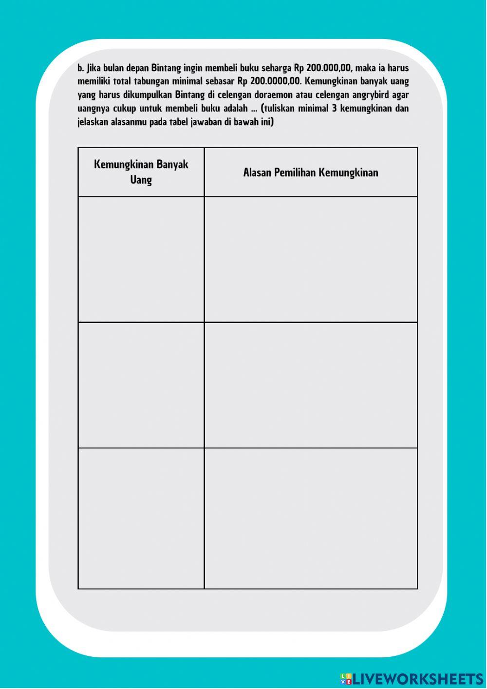 Pertidaksamaan Linier Satu Variabel