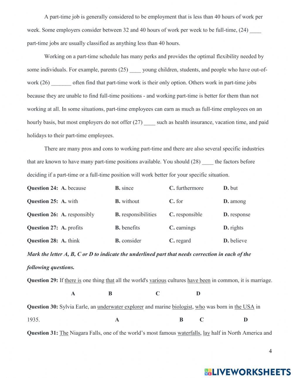 De thi tot nghiep THPT mon tieng Anh