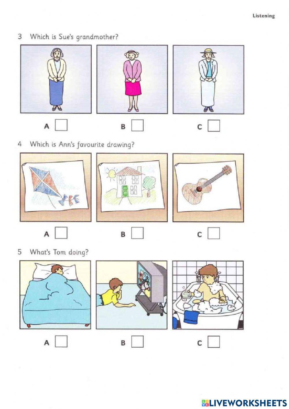 Starter listening test