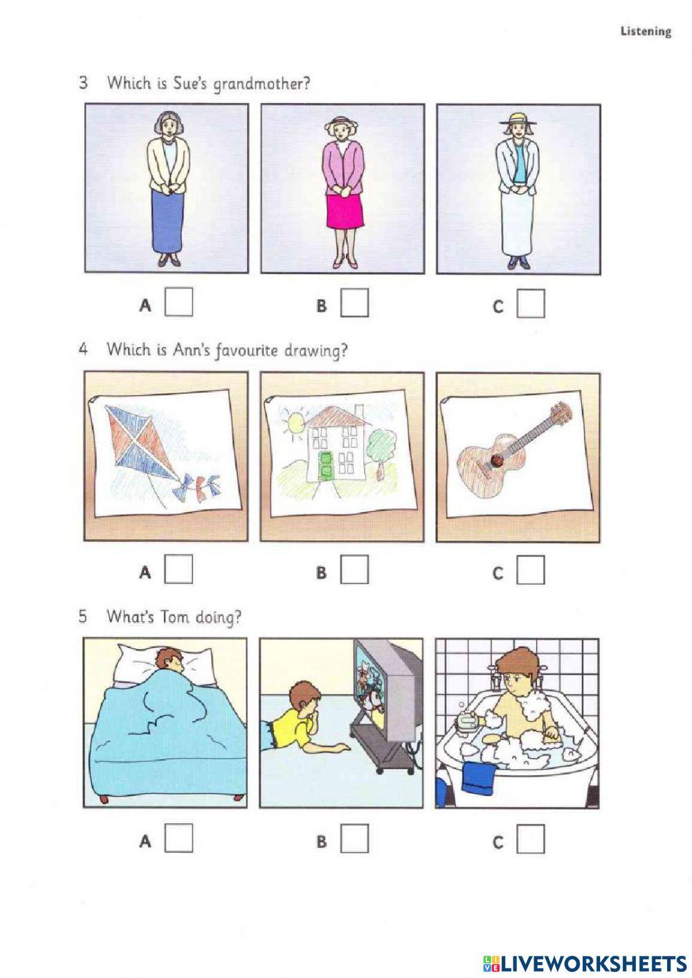 Starter listening test