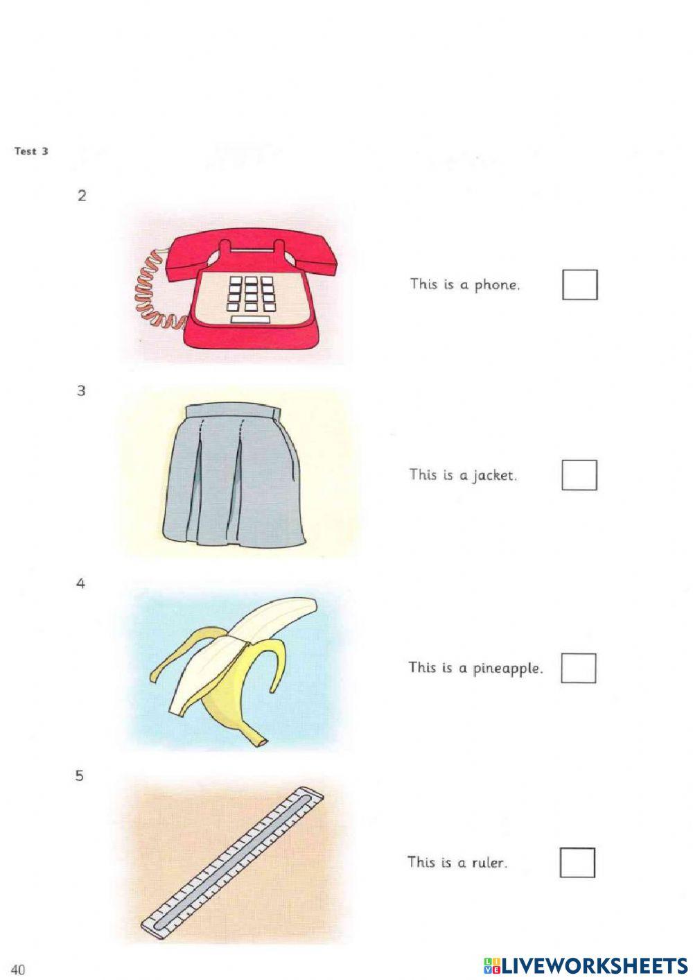 Starter listening test