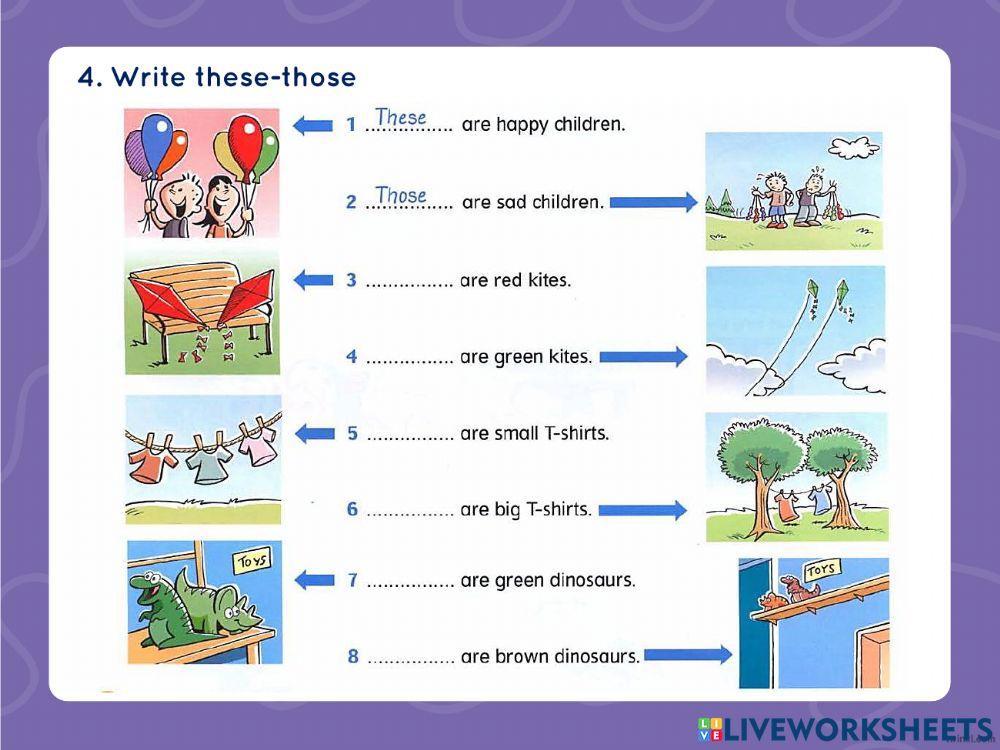 This- that- these - those