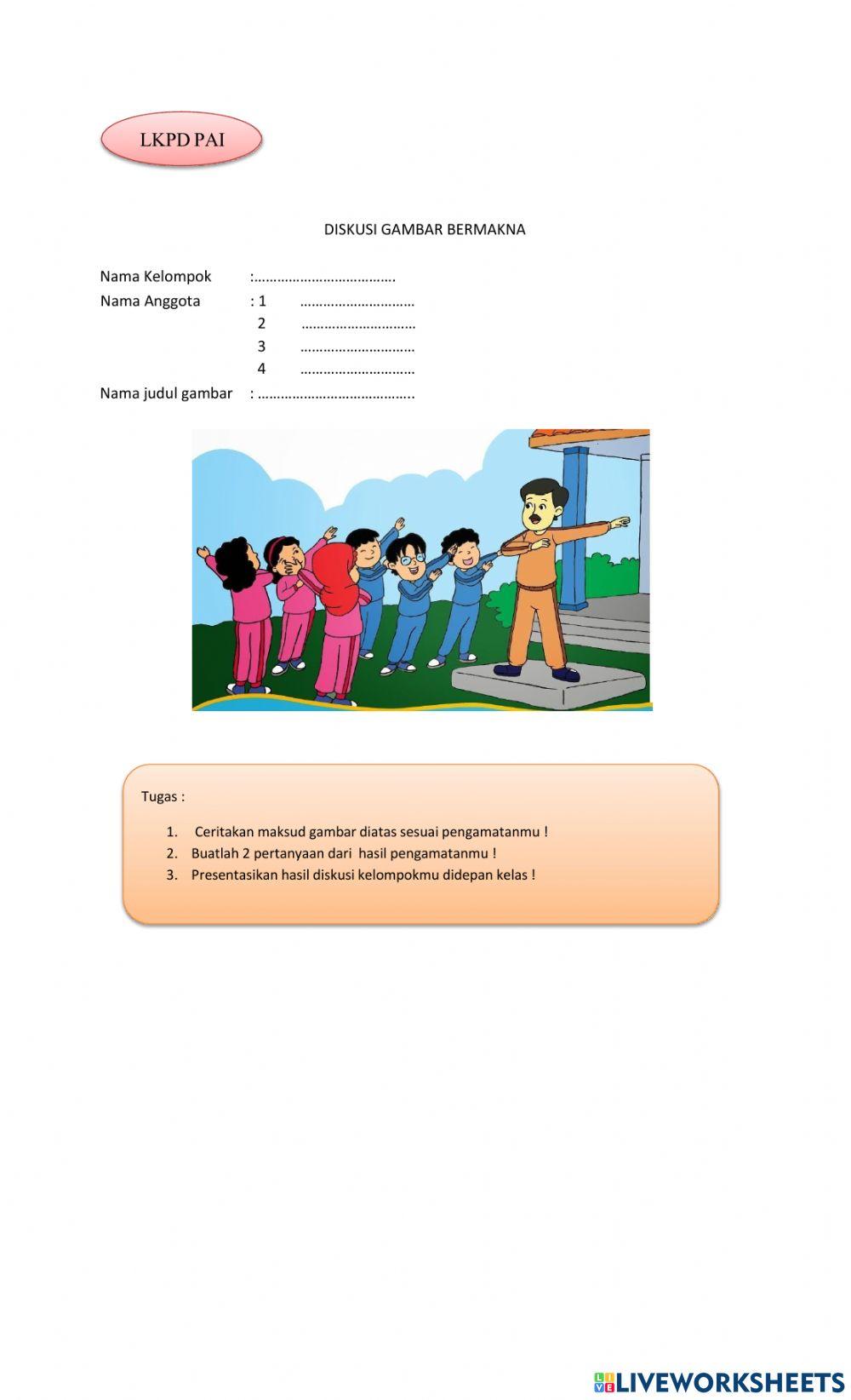 LKPD PAI KELAS 3 PERILAKU BERSYUKUR (GAMBAR BERMAKNA)